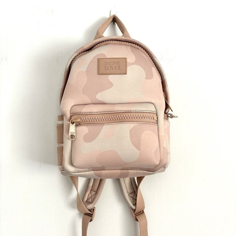 Dagne Dover Small Pink Camouflage Dakota Backpack Neoprene